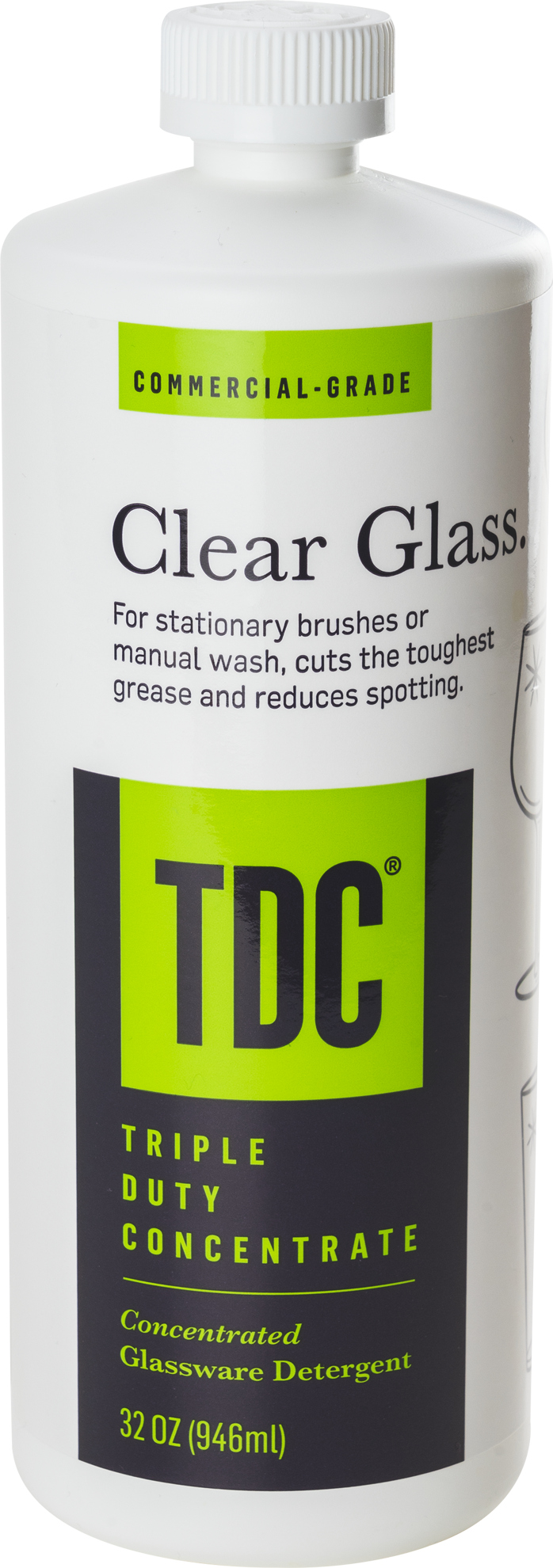 Picture of NATIONAL CHEMICALS T-D-C HAND GLASS CLEANER, 1 QT.