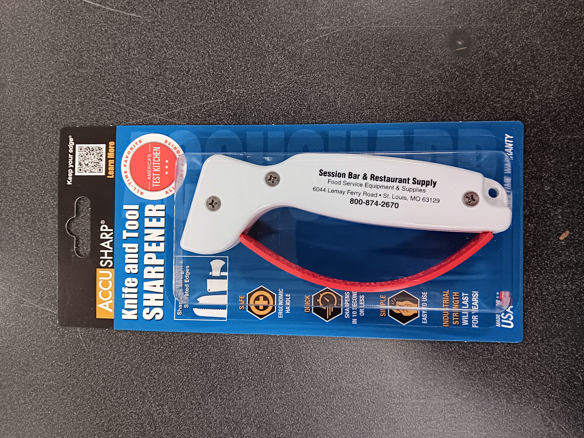 Picture of ALLPOINTS knife sharpener with logo
