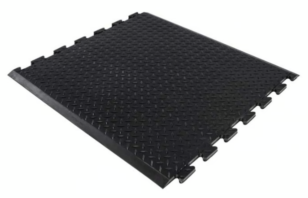 Picture of NoTrax Diamond Top Interlock Floor Mat, 28in. x 31in. Single, Black