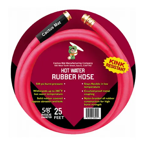 Picture of Hot Water Hose, 25', 5/8" inside diameter