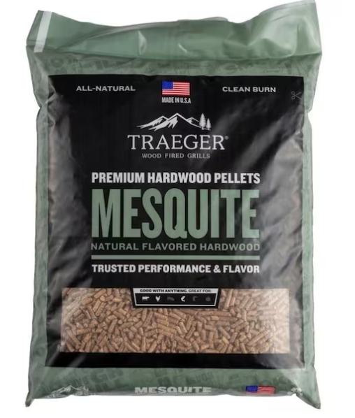 Picture of TRAEGER OUTDOOR MESQUITE PELLETS (20 LB) BAG