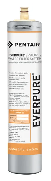 Picture of Everpure® Cuno® EFS8002-S Replacement Cartridge, reduces sediments, scale, chlorine taste & odor, 5.0 micron rating